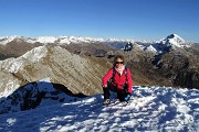 62 Da Cima Menna vista sulla cresta est, Il Pizzo e l'Arera